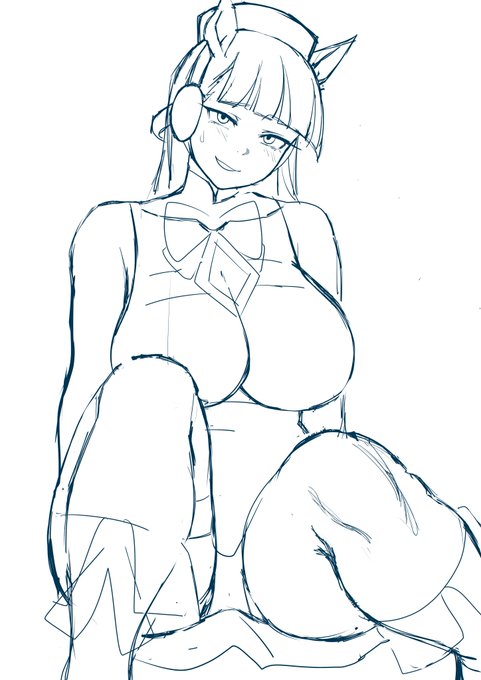 altho i have said to not draw uma musume characters, i ended up still doing it x'D 