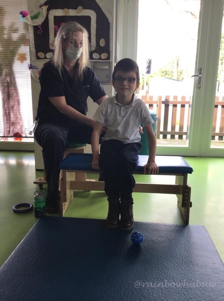 rainbowhubnw's tweet photo. In George's #ConductiveEducation session at Rainbow Hub today, we have practised sitting independently in a range of different positions whilst doing different activities, to enable George to transfer these skills into his everyday life.
Excellent work George!! 
#CEAwarenessWeek https://t.co/etD9LUJMoU