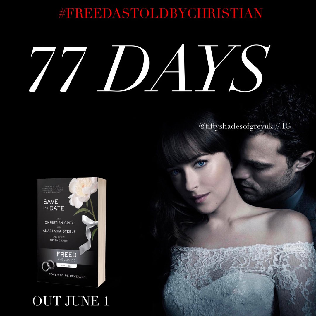 B_Bibliophile_'s tweet photo. 💍 77 Days to go 💍

She’s ready. 

I’m ready. 

Fuck, I’m so ready.

(Taken from excerpt)

#FreedAsToldByChristian #FiftyShadesFreed #FiftyShades #FSFCountdown #PreOrder https://t.co/FcCkedkaGG