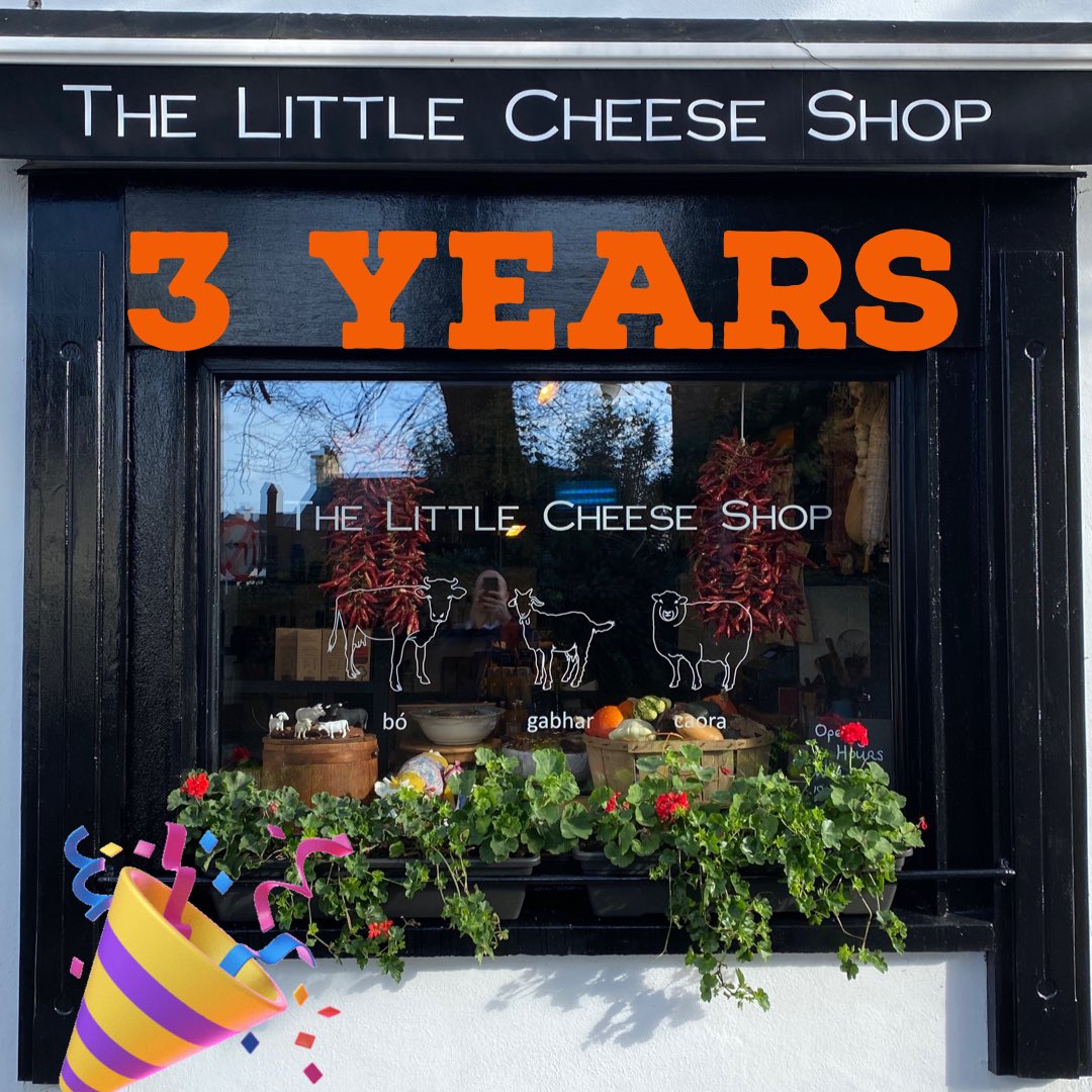 Thank you!!!
3 years ago today I took over this little shop. Here is to many many more.
Since then we have welcomed so many incredible customers.
Thank you to every single one of you for supporting us and allowing us to keep our doors open and sell great cheese. #bestcustomers