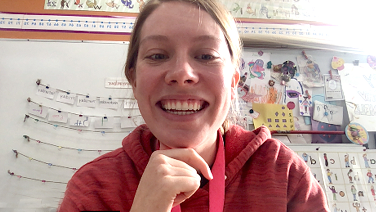 itsYRmedia's tweet photo. Katy Cornell, a kindergarten teacher in North Oakland, shares her experience #VirtualTeaching her students. From singing silly songs to tech issues, it has been quite a year. #BehindOurMasks, a collab w/ @boyleheightsbt, @theknowfresno, &amp; @coachellauninc. https://t.co/YIEOJui2Ni https://t.co/3KhHQFVmGQ