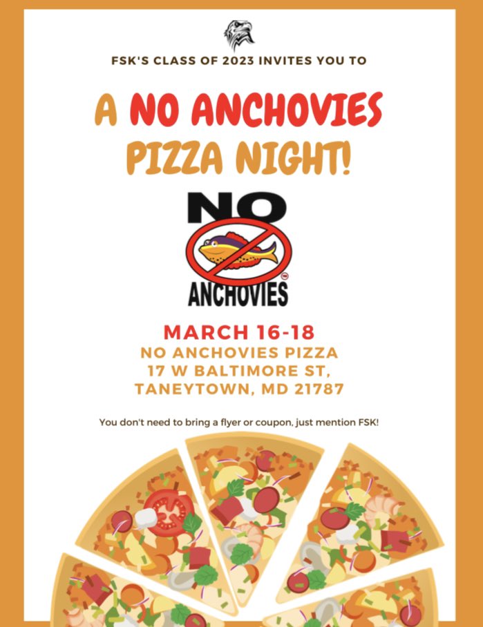 FSK_Class2023's tweet image. Be sure to come out and support FSK class of 2023  3/16-3/18