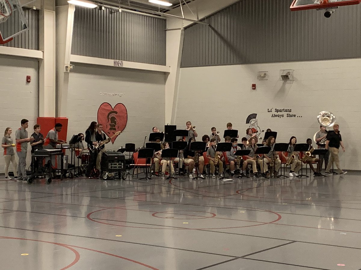 Great to have the SHS Jazz band performing here today 😊