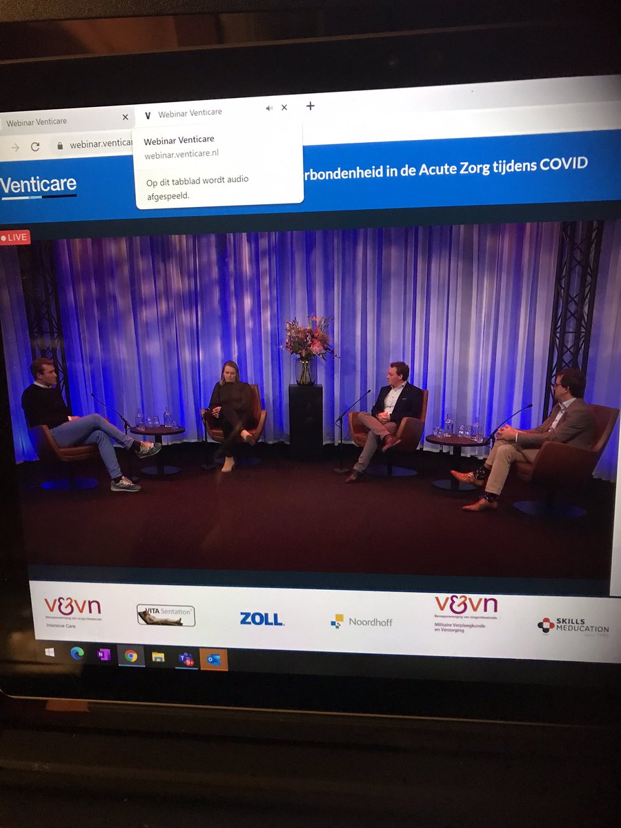 We zijn begonnen met “Verbondenheid in tijden van Covid’ met prachtige woorden en muziek van Coldplay! Terugblik met “Topstukken” uit de acute zorg: zo trots op <a href="/jan_hoefnagel/">Jan Hoefnagel</a> <a href="/16Rowan/">Rowan Marijnissen</a> en Stephanie Kaalberg uit bestuur #clusteracutezorg <a href="/VenVN/">V&VN</a>.