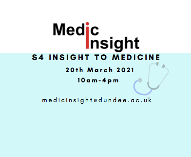 🏥S4 DAY - 20TH MARCH🏥

Many of you will have had the opportunity to sign up via your school but for those that missed out the link can be found in our bio!

See you all on Saturday🧑‍⚕️