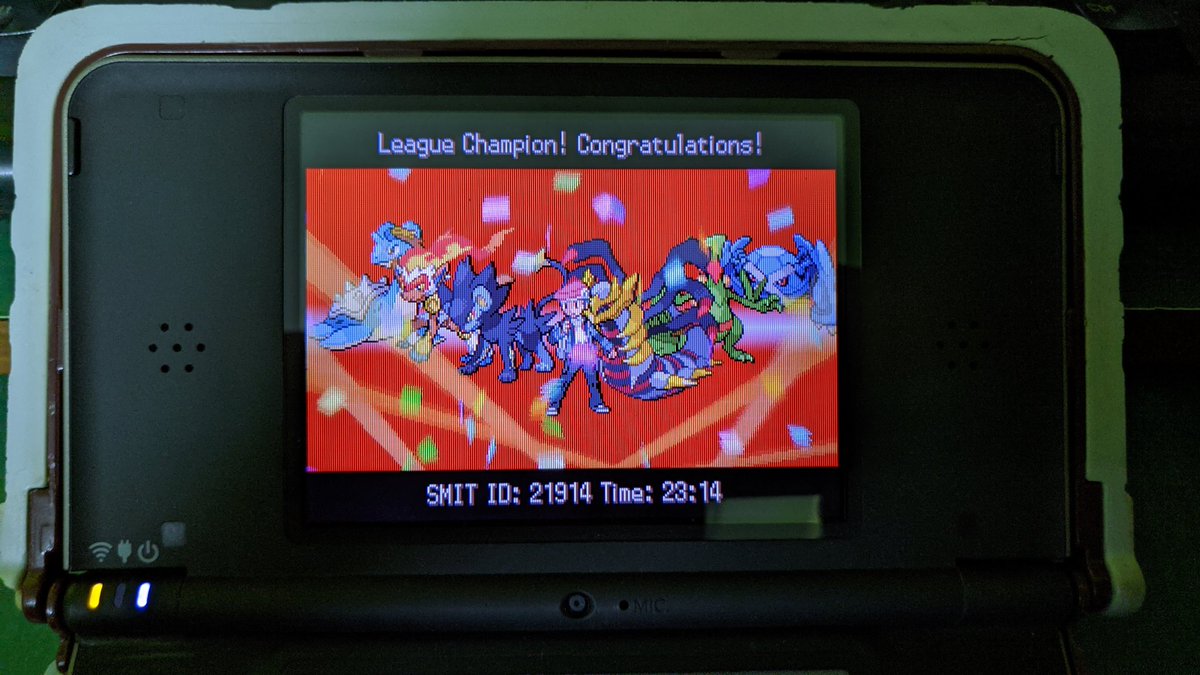 ZeldaPool's tweet photo. Finally beat Cynthia in Renegade Platinum, without a doubt one of the best rom hacks I've ever played. Thank you for the experience @Drayano60 , now to the post game.

Can't wait for the day when #Pokemom ds hacking reaches the level at which gba is today. https://t.co/jGiIPNf9AQ