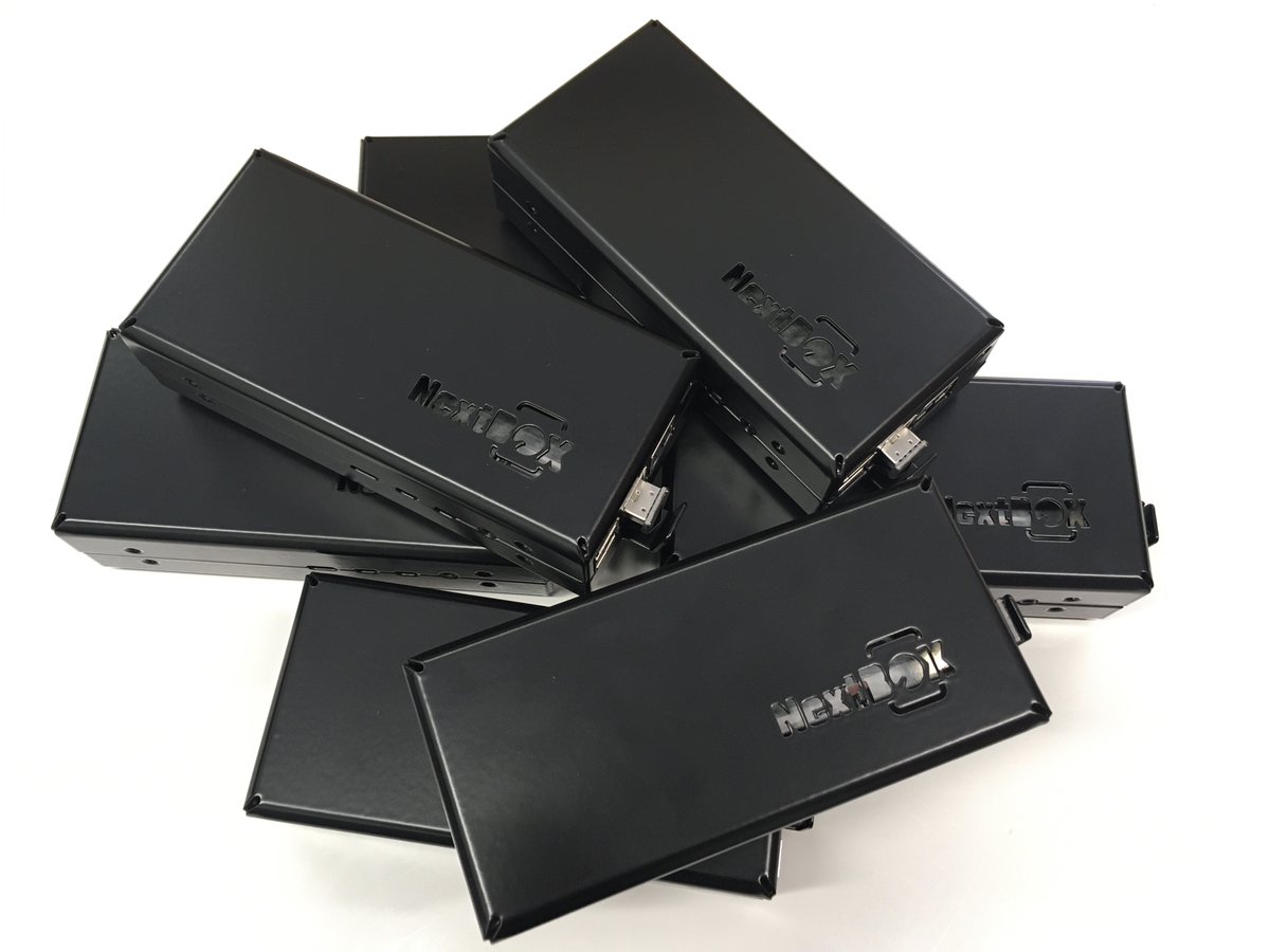 nitrokey's tweet image. Something great is happening! 😍The first NextBoxes were assembled and we are in the final testing phase. So far we are confident that we can ship the devices as planned. 

#nextcloud #nextbox #crowdfunding #kickstarter #nitrokey #digitalsecurity #internetsecurity