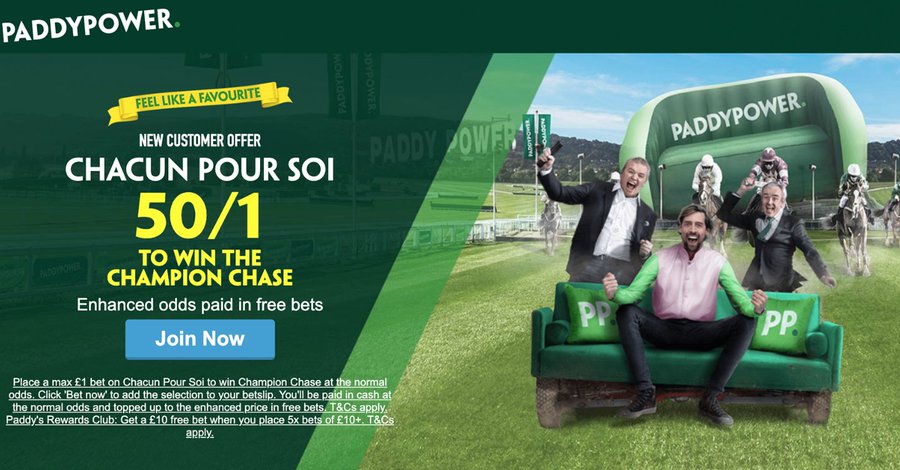 Paddy Power Price Boost