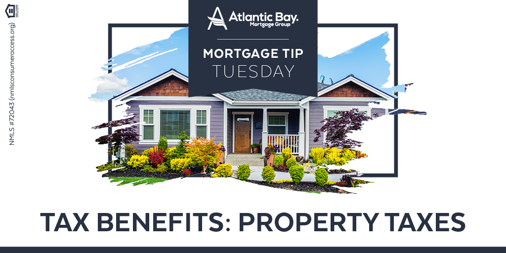 No matter where you live, if you own your home you're likely paying property taxes. If you itemized your property taxes on Schedule A, your payment of taxes is deductible. Yay for saving money! #MortgageTipTuesday #TaxBenefits