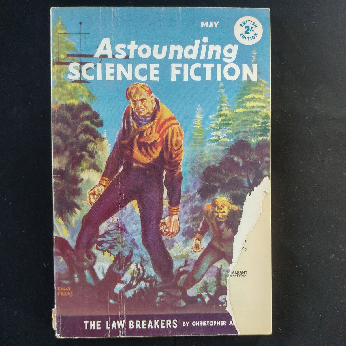 Vintage magazine Astounding Science Fiction. British Edition. Part two of Harry Harrison's three p... nemb.it/p/yiCEovq4y/tw…
