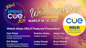 CUE Higher Ed Learning Network tweet media