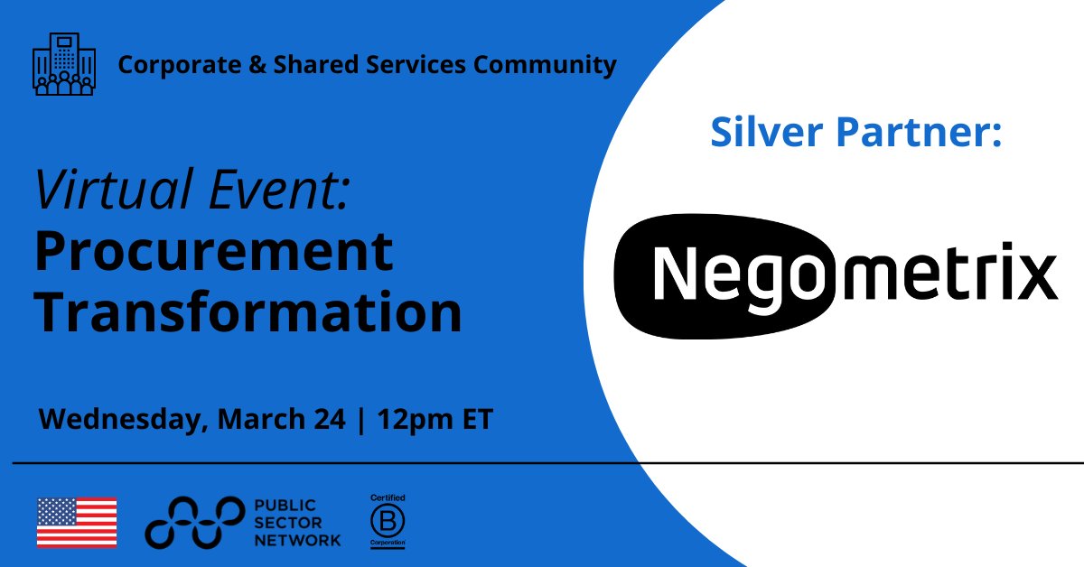 ConnectPSN's tweet image. 🇺🇸: We are thrilled to welcome @NegometrixUS as our Silver Partner for the Procurement Transformation Virtual Event on March 24! Join Director Darin Matthews as he leads an interactive discussion on &quot;Procurement in the Cloud&quot;. Register today - it&apos;s free!  hubs.ly/H0Jm0kx0