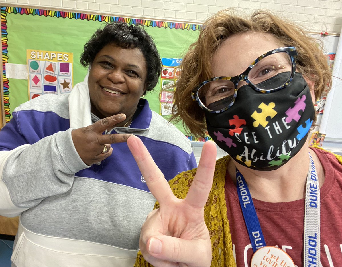aimnielsen's tweet image. Look who gets to work with the PES Instructional Assistant of the year?  Yup... ME!  Congrats to Ms. Dowdy! 🐼❤️ #pandasmiles #PES2021 #pawsome #formula409 #IAoftheyear #luckyme