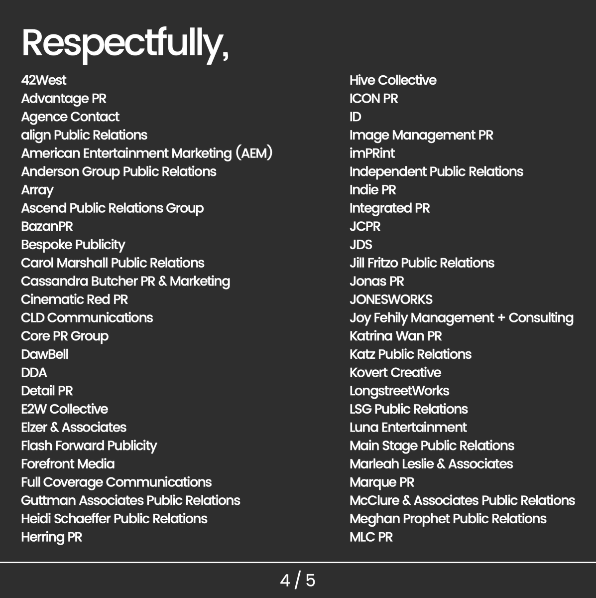 NMAPR's tweet photo. We proudly stand with our colleagues in calling for change. https://t.co/f07N4bhxVH