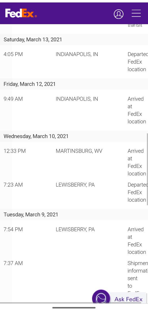 Ms_Maestas's tweet photo. @FedExHelp @FedEx why are my shoes taking a tour of all 50 states?! #frustrated https://t.co/tLhvCuohOT