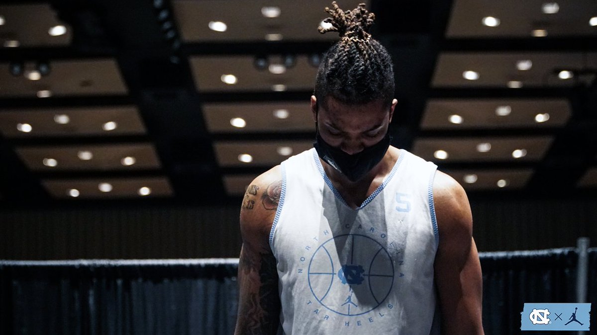 UNC_Basketball's tweet image. Cleared quarantine ➡ got a lift in 💪

#CarolinaFamily | #MarchMadness