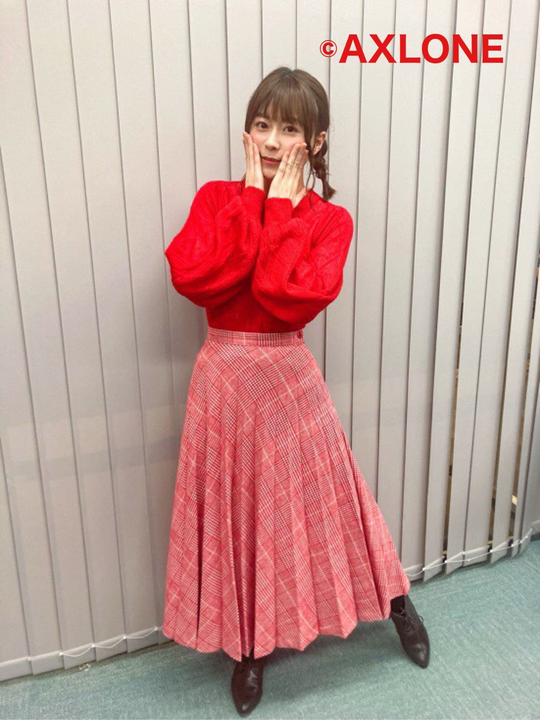 声優さんと服 on X: 水瀬 いのり BEAMS BOY チェック アコーディオン プリーツ スカート（RED）  t.coiDdIhPfwZG t.coVQPGHCGjUa  X