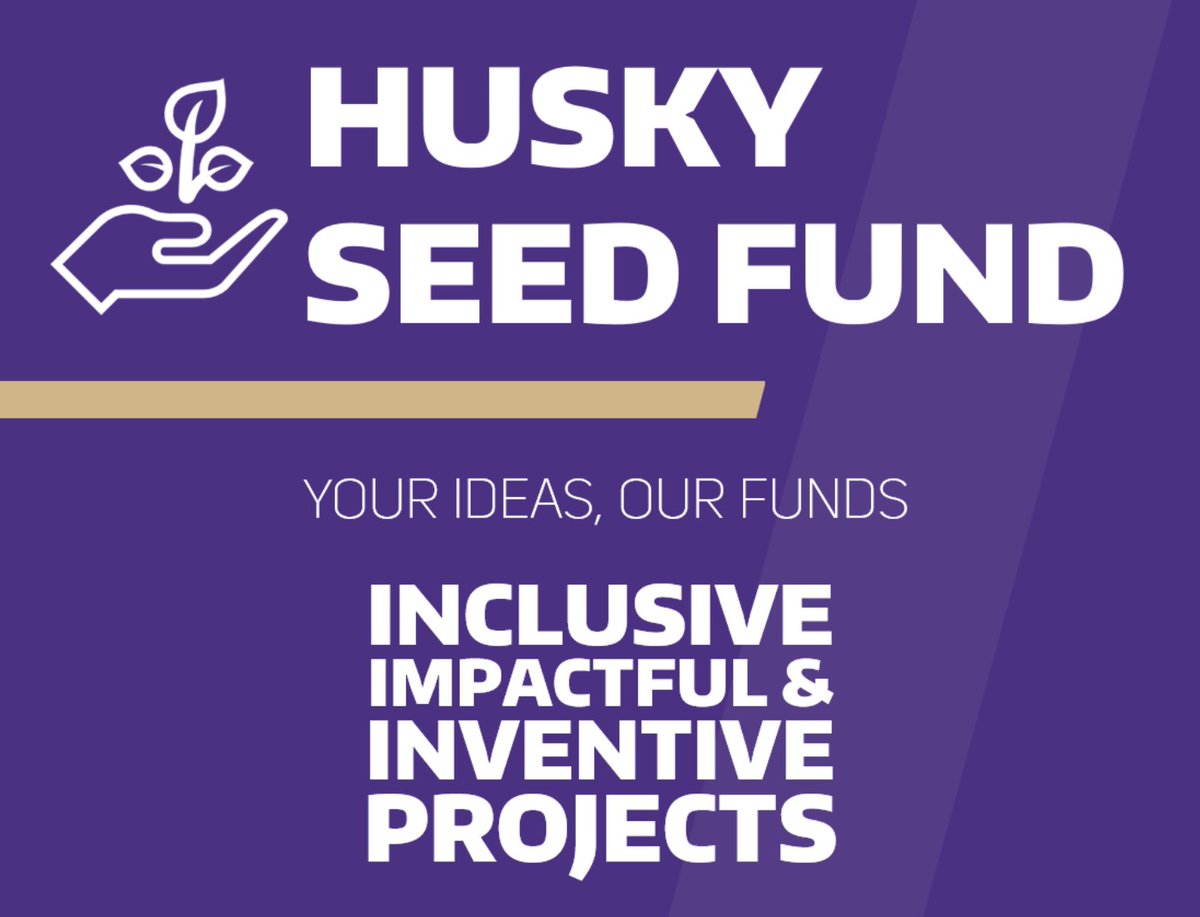 UWGradSchool's tweet photo. Have an idea for an inclusive, impactful & inventive project, but just need some support? Your idea could become reality with a seed funding award of up to $5,000. Apply for the Husky Seed Fund by March 30, 5 p.m. Learn more: https://t.co/mNzcmONsv0 #UWGradSchool https://t.co/G9y8TQzbK8