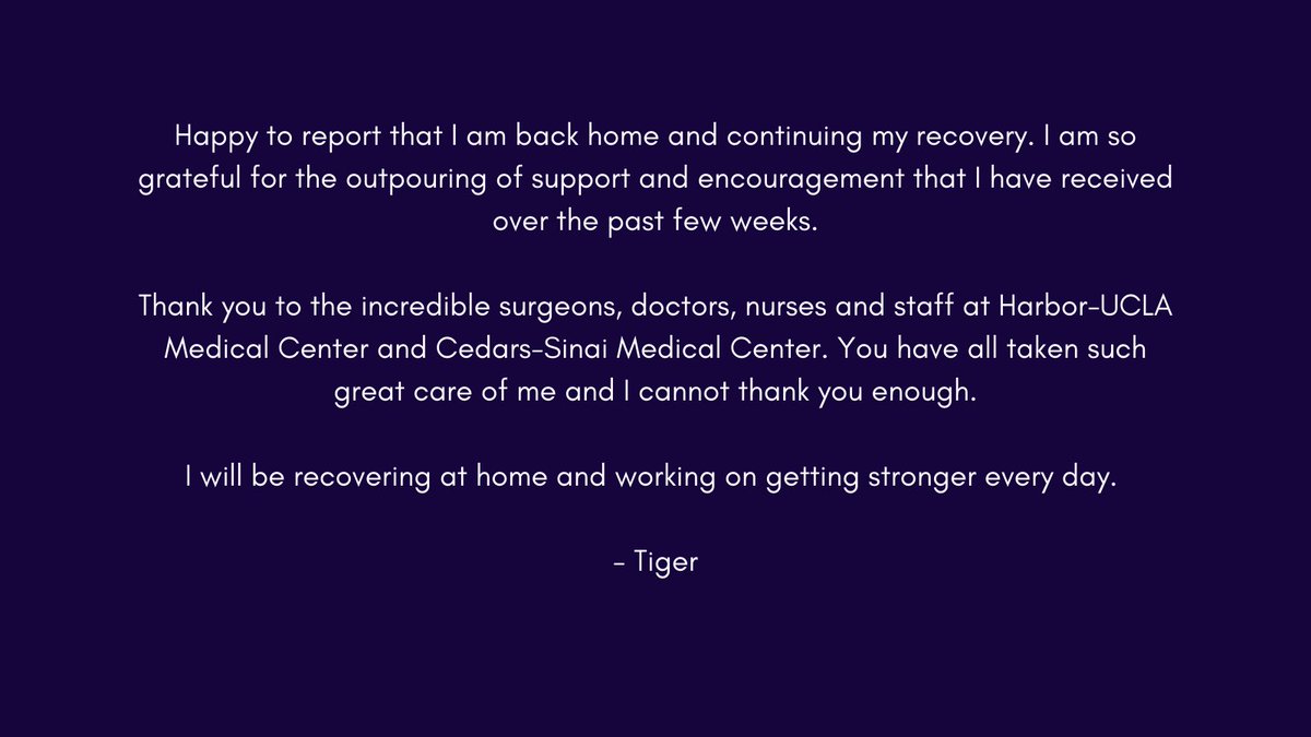 Tiger Woods (@tigerwoods) on Twitter photo 
