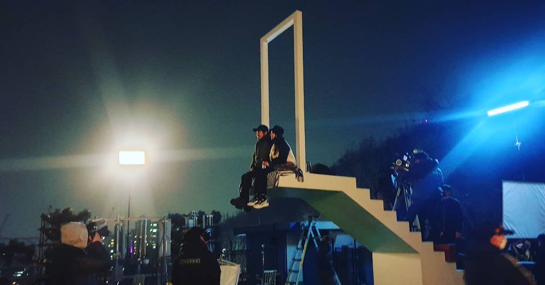 Junyoung and Jiso spotted filming for Imitation. https://www.instagram.com/p/CMe8CI2FAKV/?igshid=1hjhdy8c6uyfx #이준영  #LEEJUNYOUNG  #유키스  #UKISS  #이미테이션  #Imitation  #권력