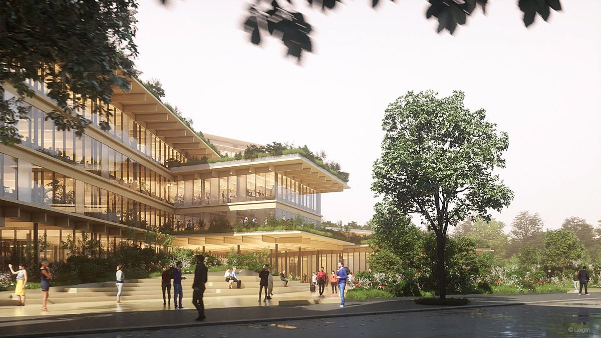 Forward Thinking Office: Kengo Kuma to design Milan's #biophilic office of the future. bit.ly/3cHOODM via <a href="/ArchDaily/">ArchDaily</a> #OfficeDesign #Wellness