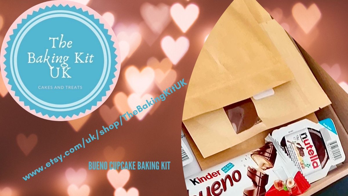 #GBBO Bueno Baking Kits available in our etsy shop.  etsy.com/uk/shop/TheBak…  Free UK Delivery send the gift of chocolate this Easter. #eastergifts #chocolatetreat #freedelivery #treatyourself #bakingwithoutthemess #bakingfromscratch #starbaker
