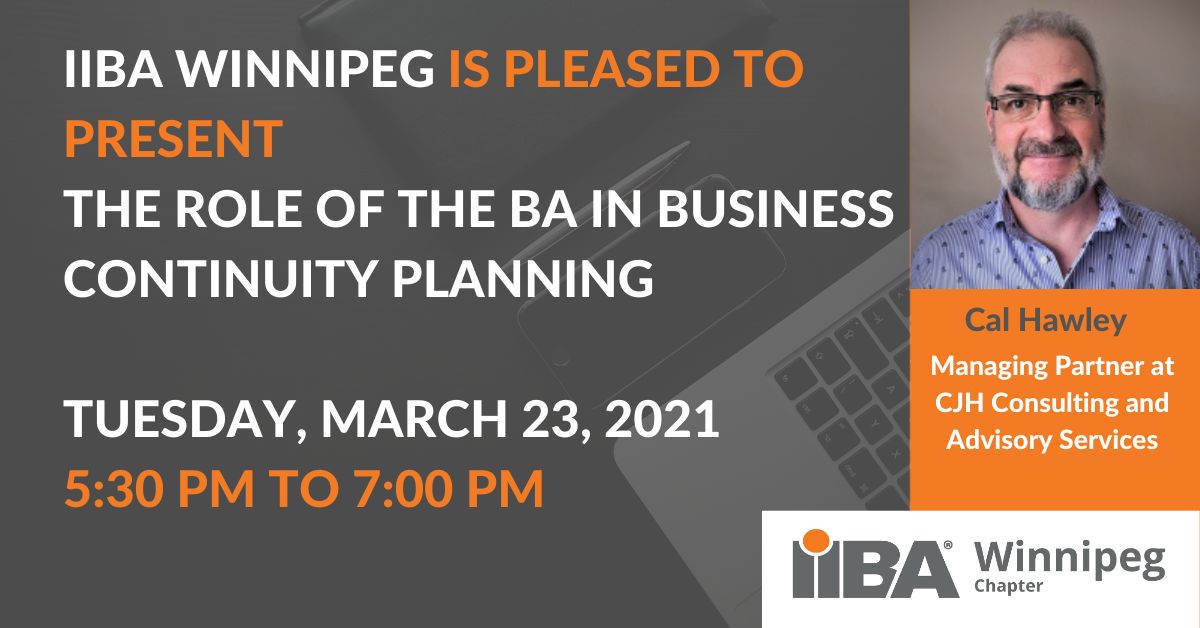 Winnipeg IIBA tweet media