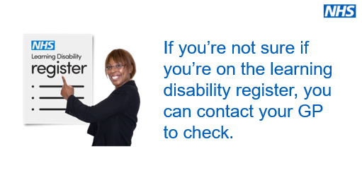 nhsuhcw's tweet photo. If you have a learning disability, you will soon receive an invite to book your COVID-19 vaccine. 

When you have booked your vaccine, why not contact your GP and book your Annual Health Check too? https://t.co/qjugEG6f9z