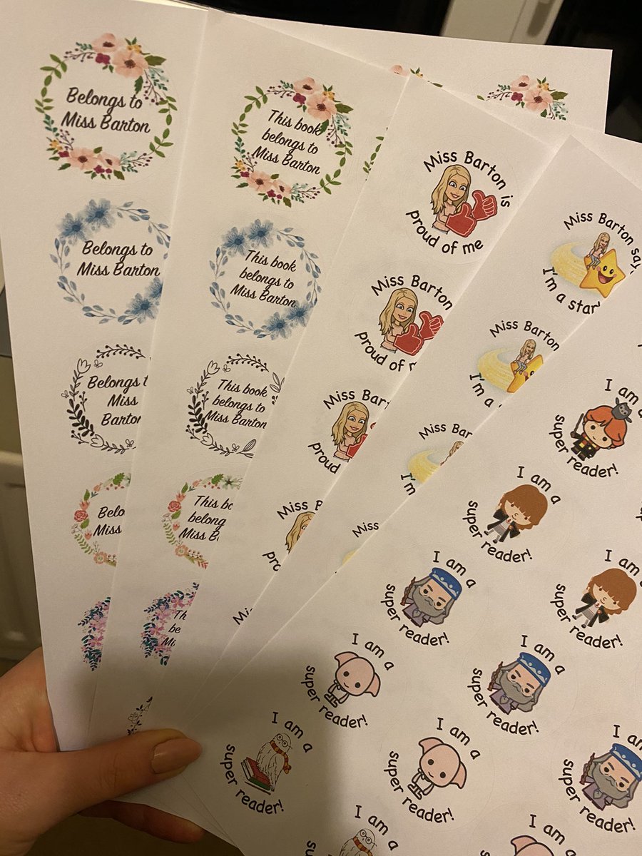 StickersbyMissP's tweet photo. Stickers all ready for @MissKBarton1 ! 😍🧙🏻‍♂️ https://t.co/mhs4Hc9pni