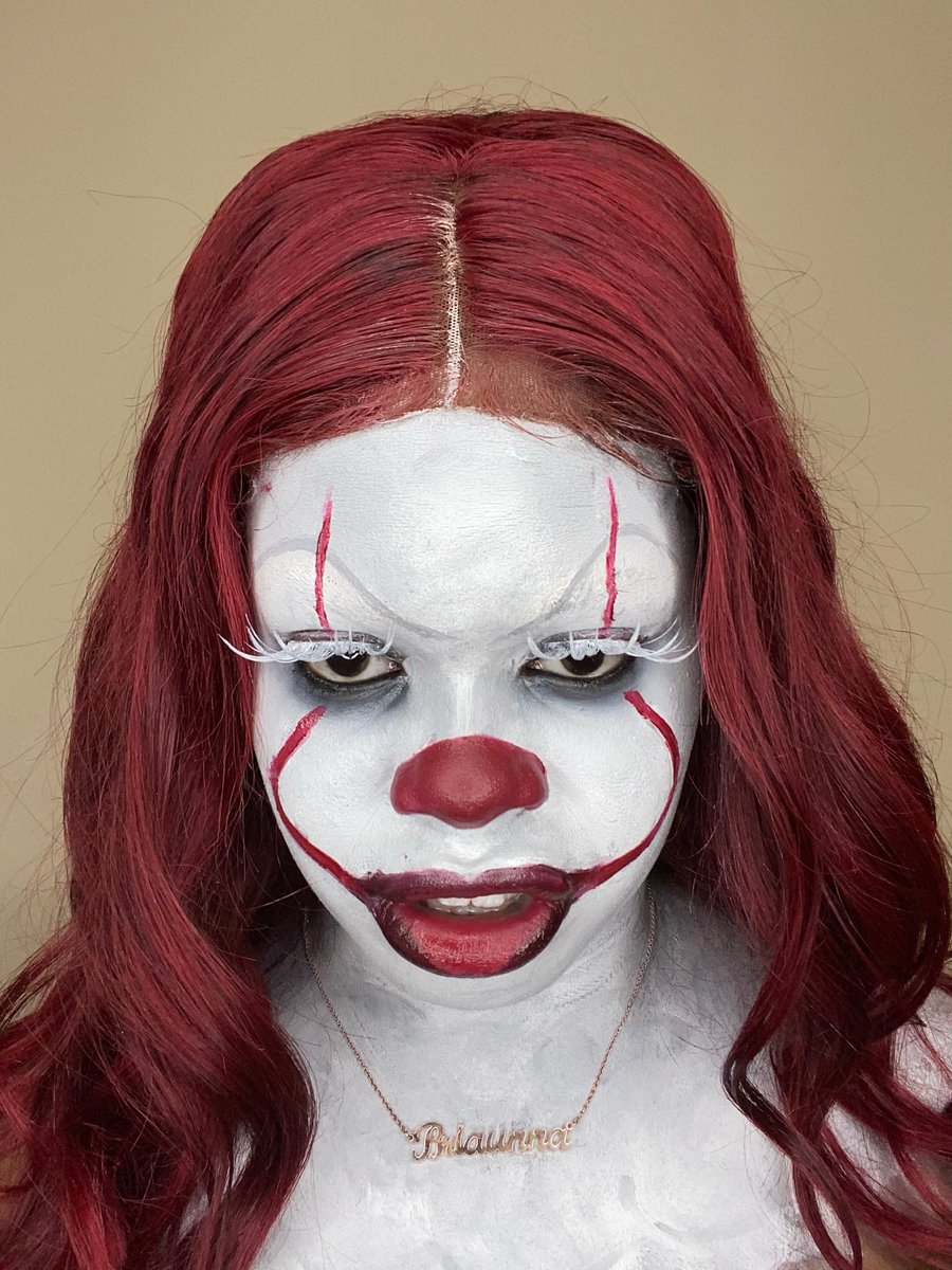 BriaunnaAlise's tweet photo. “Hiya Georgie!”
P E N N Y W I S E🤡
IG: @briaunnaalise
TikTok:👆🏾
#ucanbemakeup Athena Face Paint
@Makeupforever
#Arkansas #arkansasmua #makeup #makeupartist #mua #littlerock #littlerockarkansasmua #makeuplooks #melaninpoppin #creativelooks #beautyinfluencer https://t.co/1aJ2PQSMQP