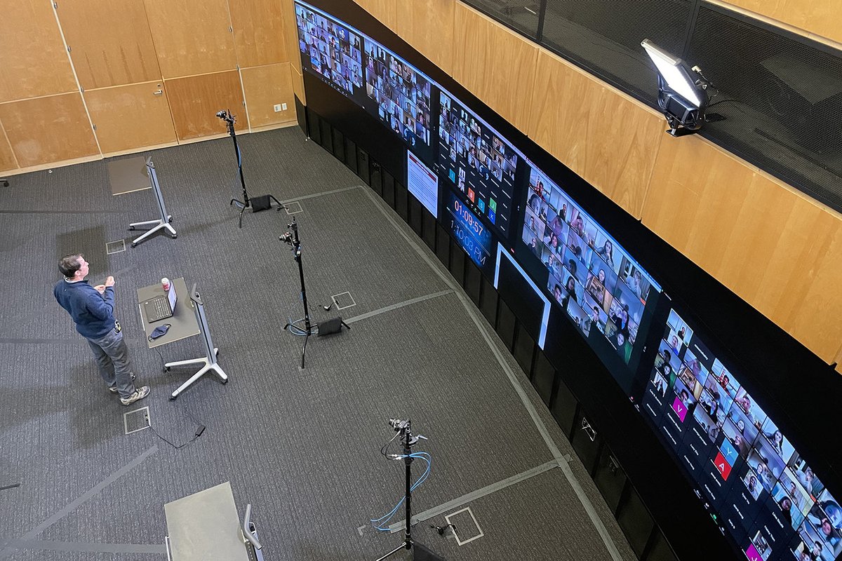 Kiran Khush (@kirankhush1) on Twitter photo New Zoom lecture room at Stanford. Is this the classroom of the future?
<a href="/StanfordDeptMed/">Stanford Department of Medicine</a> <a href="/Stanford/">Stanford University</a> New Zoom lecture room at Stanford. Is this the classroom of the future?
<a href="/StanfordDeptMed/">Stanford Department of Medicine</a> <a href="/Stanford/">Stanford University</a>