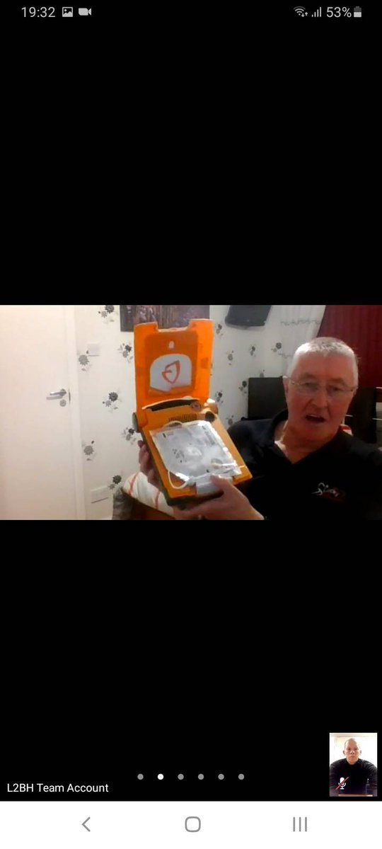 A big thanks to Neil and the team <a href="/Lucky2BHere1/">Lucky2Bhere</a> for our Zoom defibrillator and emergency life support training for officers and their family. A vital life skill from a fantastic local charity.