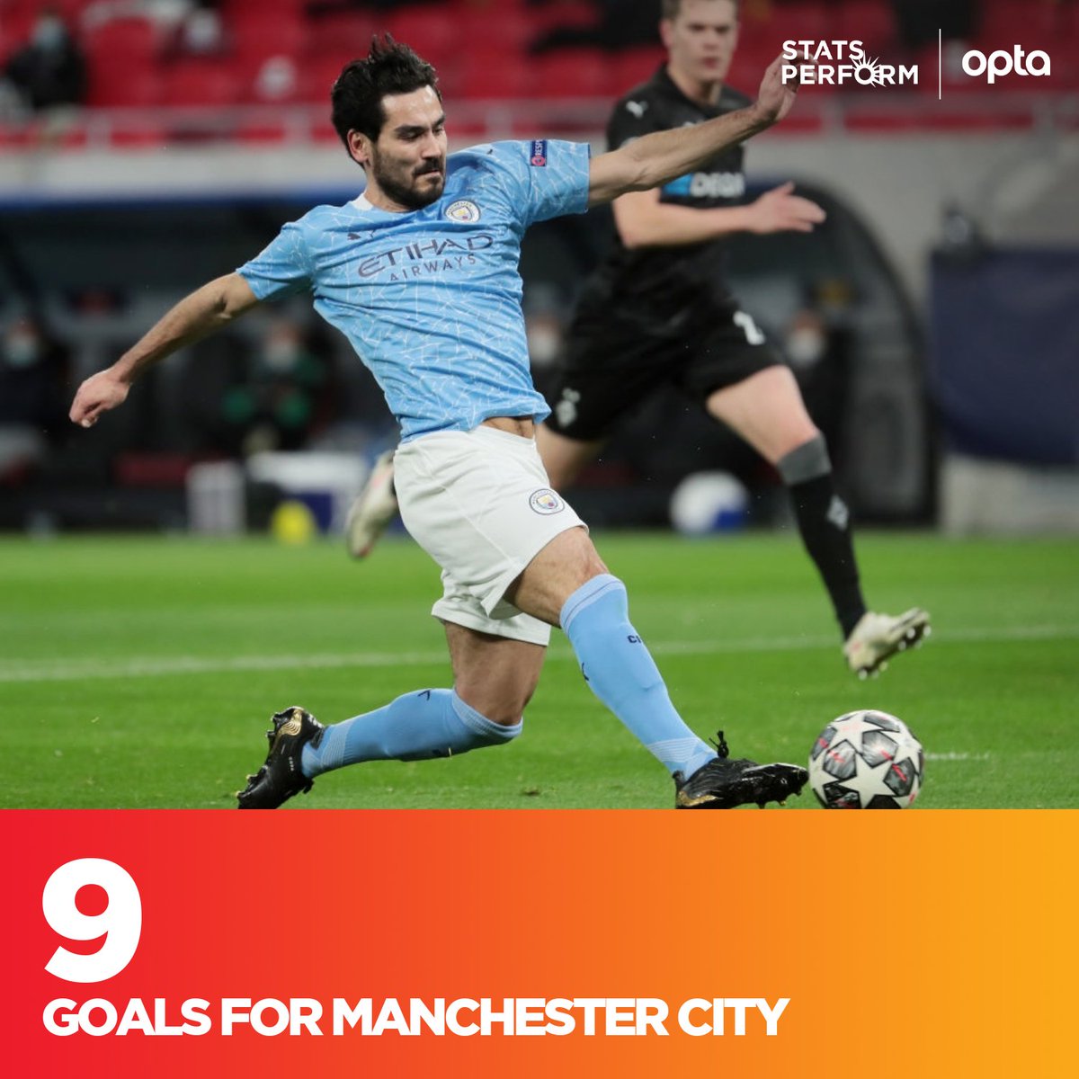 Optafranz 9 Ilkayguendogan Has Scored 9 Goals In The Championsleague For Mancity Surpassing Lukas Podolski 8 Goals For Arsenal As The Top German Goal Scorer For A Foreign Club