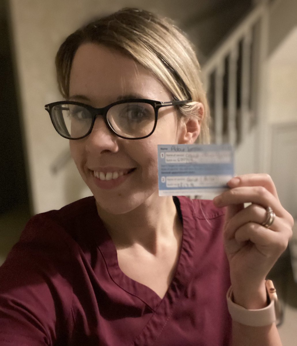 AbbieSBrooks's tweet image. Also... woooohooooo second dose ✅
#covidvaccine #docsforvax #PfizerBioNTech