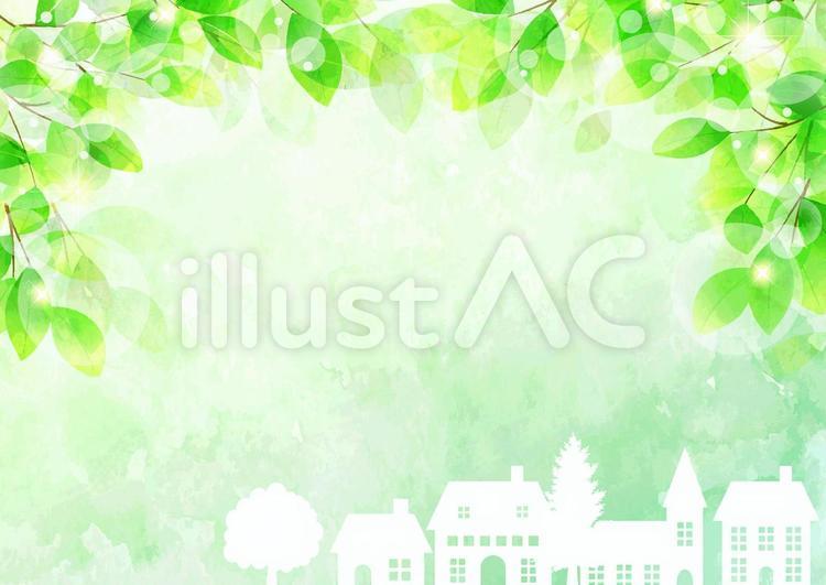 十野七 ストックイラストやってます おはようございます 新緑の心象風景的なイラストできました イラストac