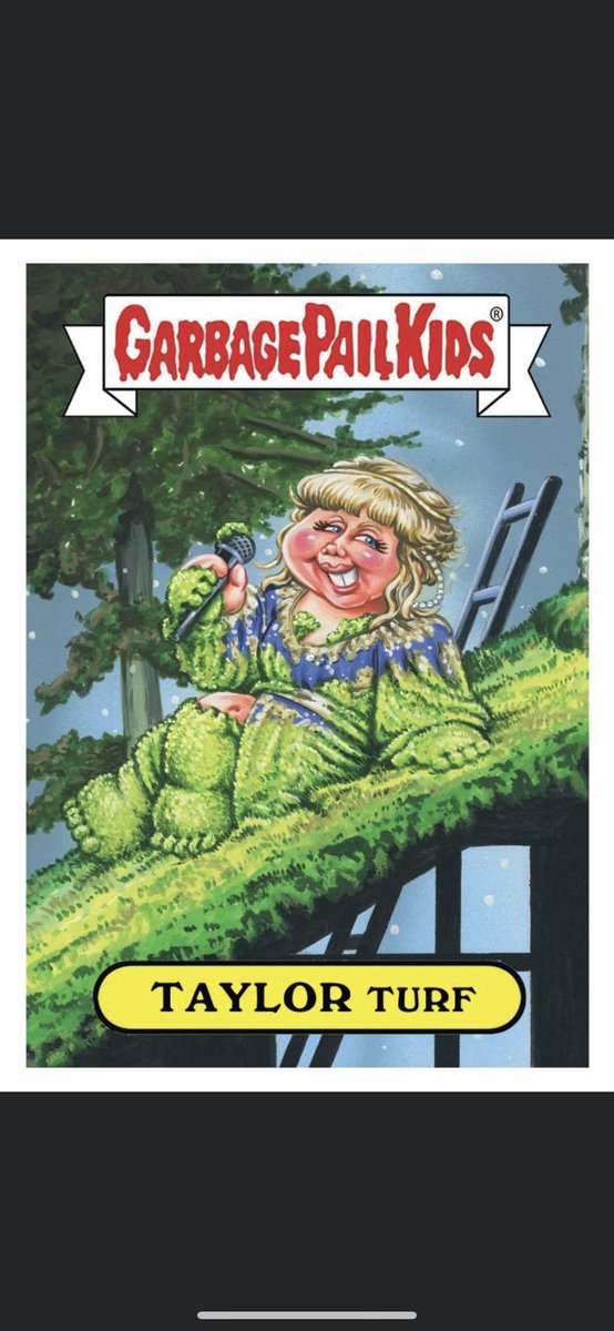 Garbage Pail Kids Grammys set card for Taylor Swift I painted for the new set at Topps.com! <a href="/taylorswift13/">Taylor Swift</a> <a href="/billboard/">billboard</a> #taylorswift #garbagepailkids #gpk #parody #topps #grammyawards <a href="/RecordingAcad/">GRAMMYS</a>