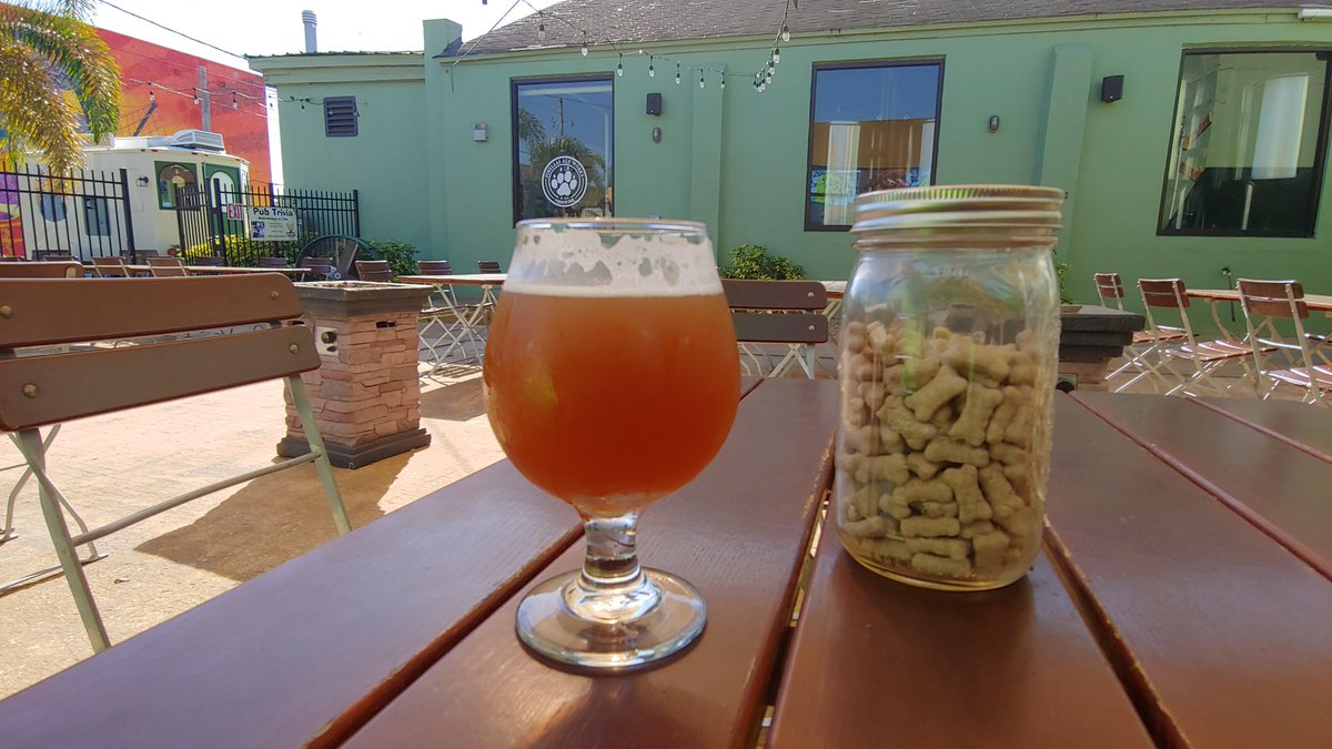Lots of St. Pete breweries have outdoor seating, but this one comes with water bowls and dog treats. At <a href="/PAWbeer/">Pinellas Ale Works Brewery</a> where you can order Piddle Pils, Play Dead, Doberman... <a href="/pubpass/">PubPass</a>