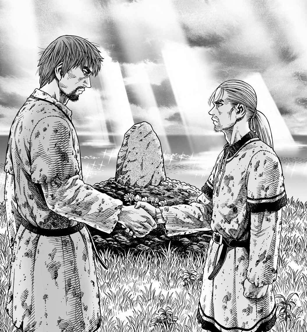 Thorfinn & Einar  Vinland saga manga, Vinland saga, Saga