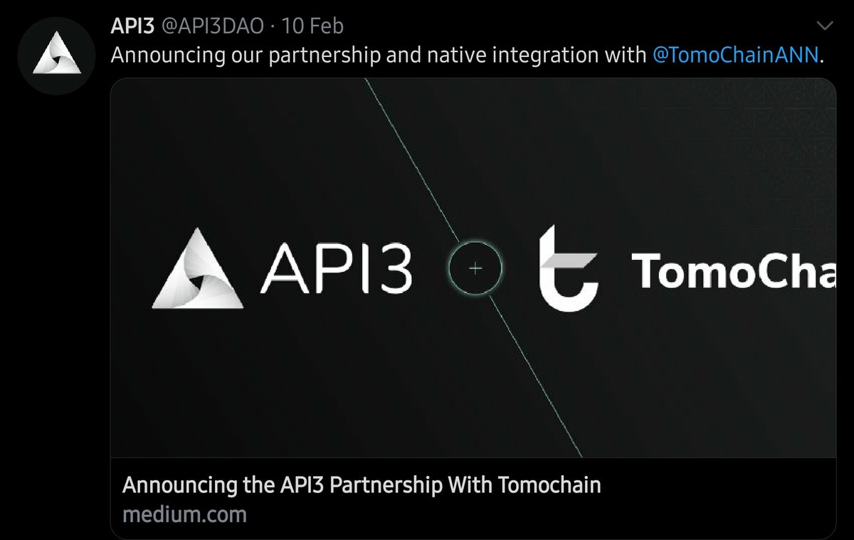 BITCOINTRAPPER's tweet photo. Oracles is the easiest market to claim marketshare. There's clear room for competitors. #API3 is my choice for the bigtime. Its the sleeper.The chart looks amazing.They're building something next level &amp; partnered with tons of binance projects There is huge room for growth https://t.co/E6MQj7ourL