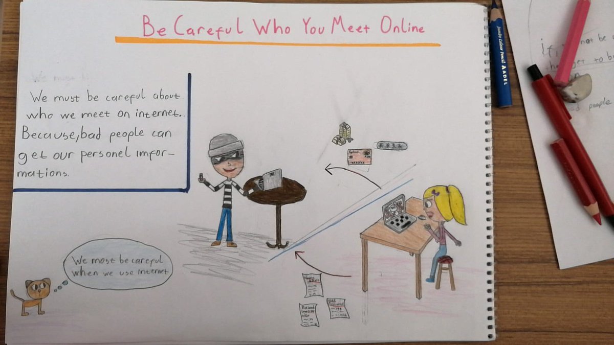 Another nice work from Malatya Bilsem #saferinternetday #etwinning