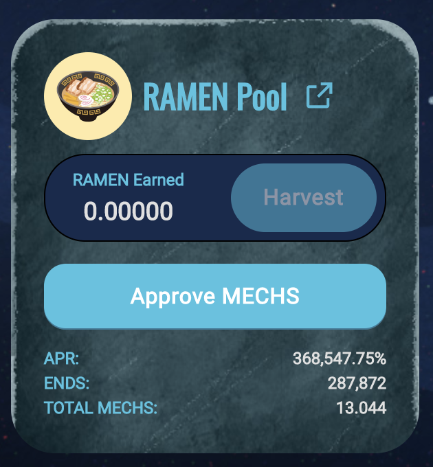 Hyperjump_fi's tweet photo. Can you really ever have enough #Mechs? $Ramen Farms and Pools are up!

#HyperSwap #RamenSwap
#BinanceSmartChain 
$HYPR $Alloy 
@ramenswap https://t.co/vEhSZkG0iQ