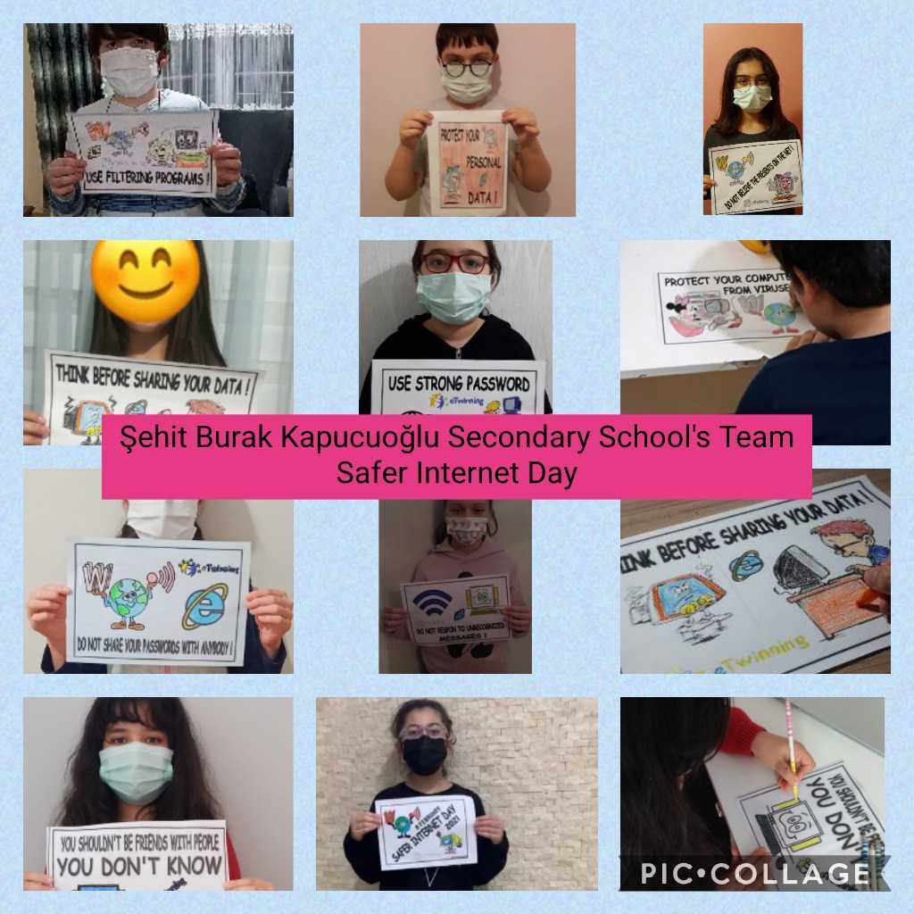 Newbees of Şehit Hüseyin Kapucuoğlu Secondary School #saferinternetday #etwinning