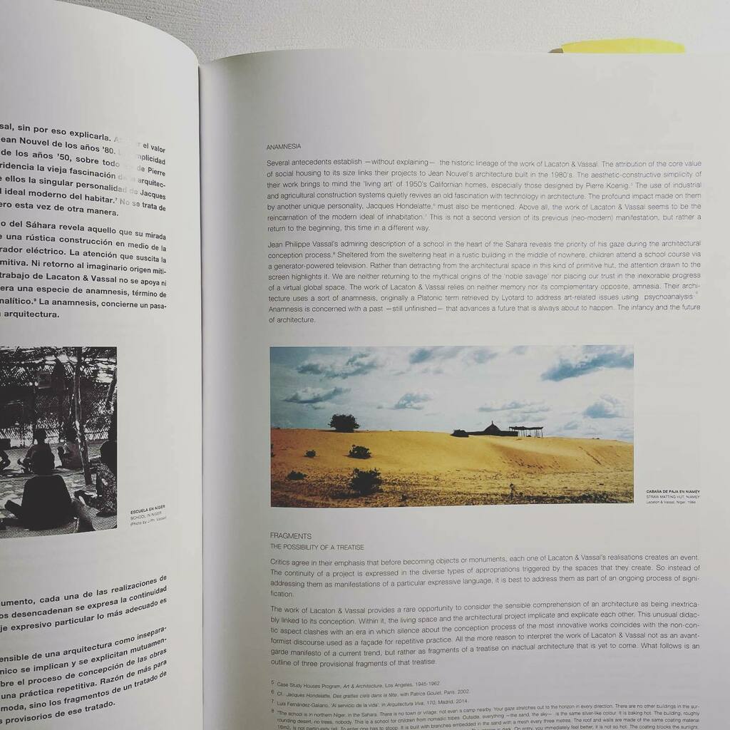 Re-reading El Croquis 177/178 on Lacaton & Vassal after their recognition. 👌 #bookstagram #pritzker #elcroquis #architecturebook instagr.am/p/CMfljEWMmqD/