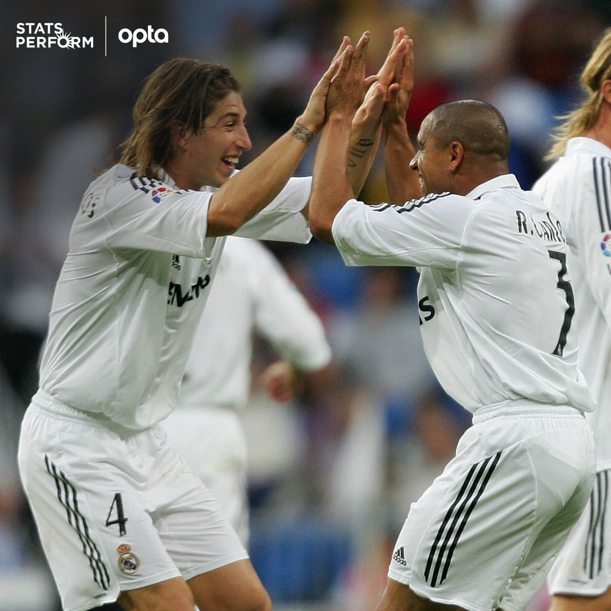 OptaJoe on Twitter: "15 - Only Roberto Carlos (16) has scored more UEFA  Champions League goals than Real Madrid skipper Sergio Ramos (15) among all  defenders in the competition. Galacticos.… https://t.co/EzVpwb2NxR"