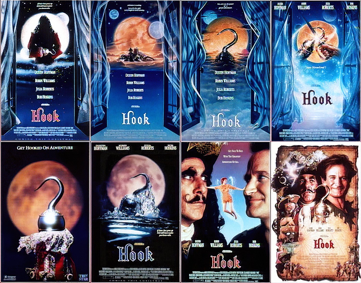 Hook Movie Fan Community on X: Alternative and unused posters for the  promotion of Hook.  / X