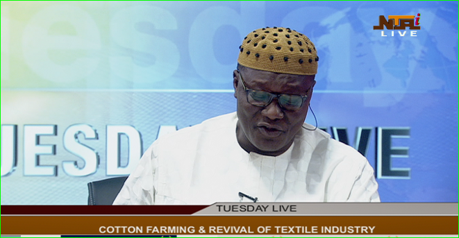 TuesdayliveNTA's tweet photo. #TuesdayLiveNTA with @OOminiNTA

Topic: Cotton Farming &amp; Revival of Textile Industry

Tweet, make comments and ask questions. Be part of the  conversation via @TuesdayliveNTA

Join the live streaming via https://t.co/WpJRUtMRms https://t.co/cVmsez16gm