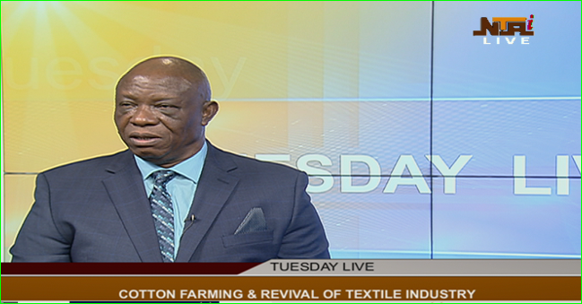 TuesdayliveNTA's tweet photo. #TuesdayLiveNTA with @OOminiNTA

Topic: Cotton Farming &amp; Revival of Textile Industry

Tweet, make comments and ask questions. Be part of the  conversation via @TuesdayliveNTA

Join the live streaming via https://t.co/WpJRUtMRms https://t.co/cVmsez16gm
