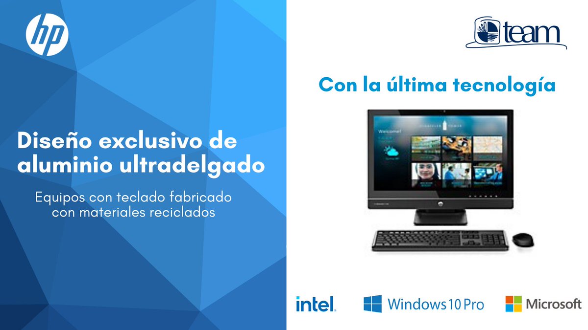 conexionteam's tweet image. Mejora los resultados de ejecución de tus tareas, invierte en la mejor tecnología de cómputo. Equipos ligeros, pero de alto rendimiento. 
📲 Cotiza por whatsapp: lnkd.in/ge7bDRN
💡Obtén más información aquí: teamnet.com.mx/marcas-hp
#Mobility #Workplace #HPteam