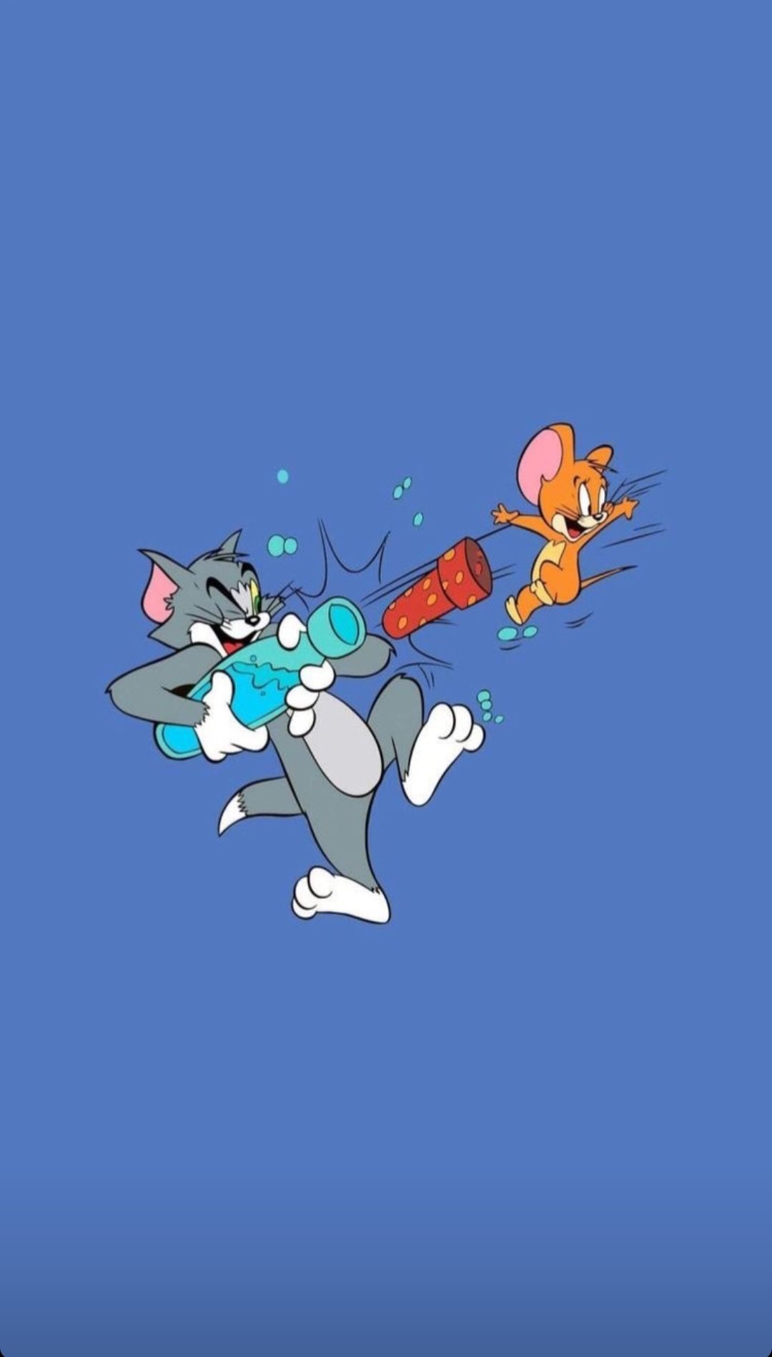 Tom and Jerry Cartoon Cat Mouse Animals Funny Happy Chasing HD wallpaper