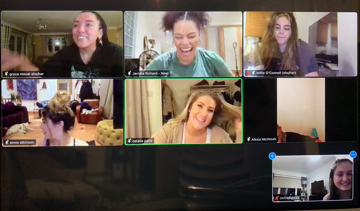 Thank you @SevenGirlBand1 for today and yesterday’s classes, they were so much fun I had the best time and I can’t wait for future classes!!💛